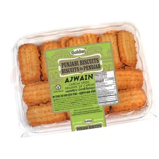 GOLDEN AJWAIN BISCUITS:680G GOLDEN AJWAIN BISCUITS:680G