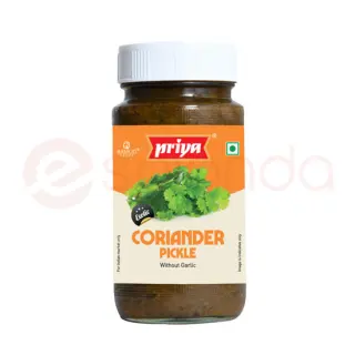 PRIYA CORIANDER PICKLE: 300GM PRIYA CORIANDER PICKLE: 300GM