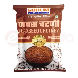 SOHUM FLAXSEED CHUTNEY:100G SOHUM FLAXSEED CHUTNEY:100G