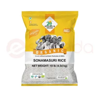 24 MANTRA SONAMASURI RICE:10LB 24 MANTRA SONAMASURI RICE:10LB