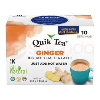 QUIK TEA UNS. GINGER CHAI:160G QUIK TEA UNS. GINGER CHAI:160G