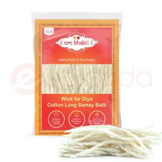 BHAKTI COTTON WICKS LONG : 1PK BHAKTI COTTON WICKS LONG : 1PK