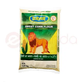 BRAR SWEET CORN FLOUR : 4 LB BRAR SWEET CORN FLOUR : 4 LB