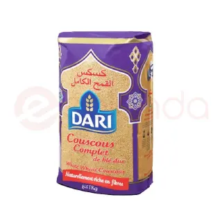 DARI WHOLEWHEAT COUSCOUS: 1KG DARI WHOLEWHEAT COUSCOUS: 1KG