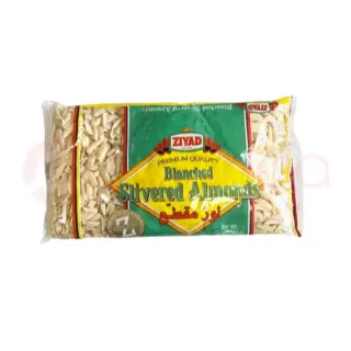 ZIYAD SLIVERED ALMONDS:340GM ZIYAD SLIVERED ALMONDS:340GM